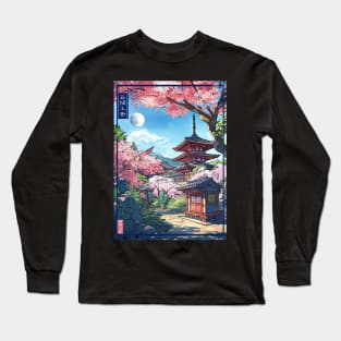 Tardis in Japan Long Sleeve T-Shirt